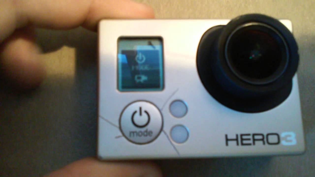 Gopro hero 3 white/silver/black settings tutorial