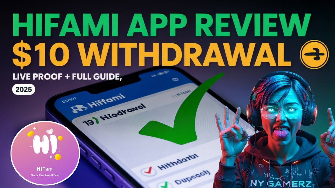 Hifami App Full Review 2025 | $10 Withdrawal Explained | Live Proof & Earning Guide