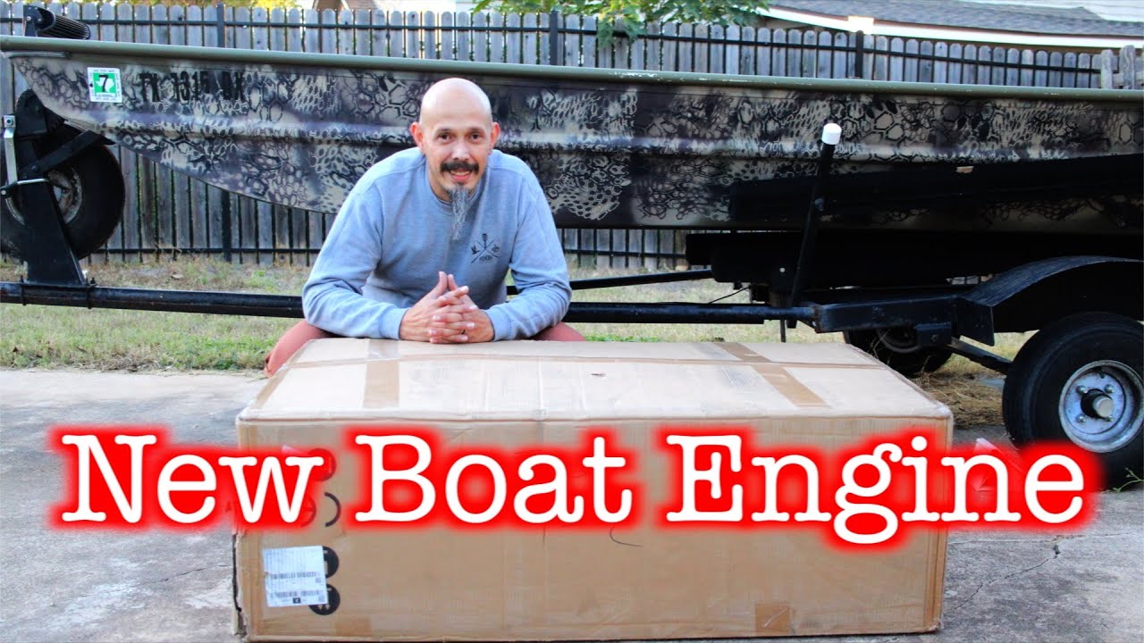 Новый лодочный мотор Hangkai 18 л.с. #panchothings #jonboat #boatengine #fyi #boatlife #greatoutd...