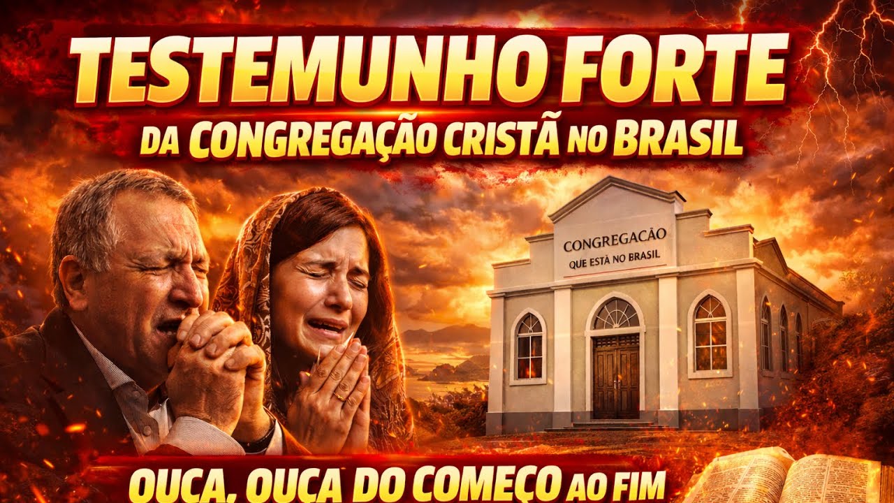 Testemunho FORTE da congregação que está no Brasil 🇧🇷🔥 Muita presença de Deus nesse lugar 🙏🔥