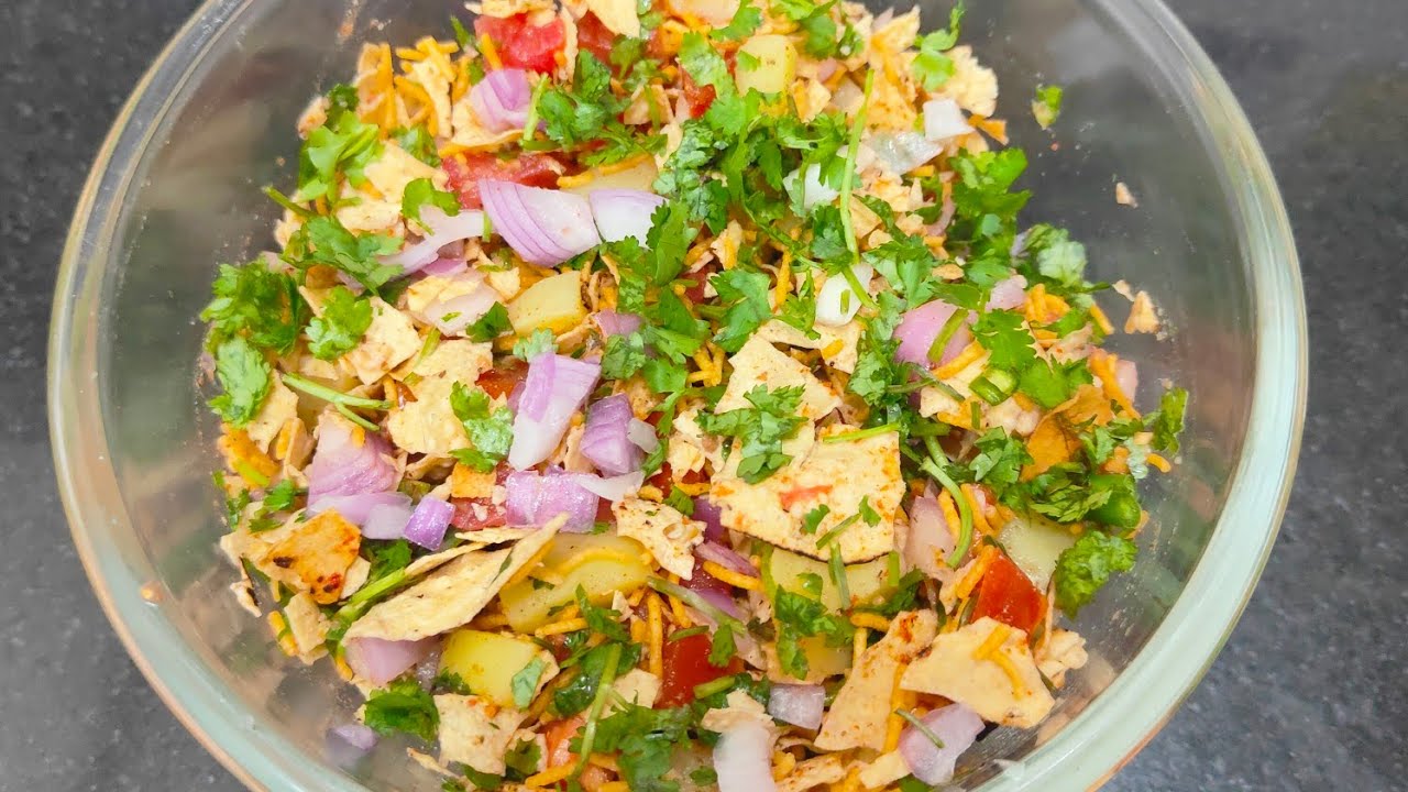 Papad Chaat Recipe | Chaat Recipe | Indian Street Food | How to make masala papad recipe | How to