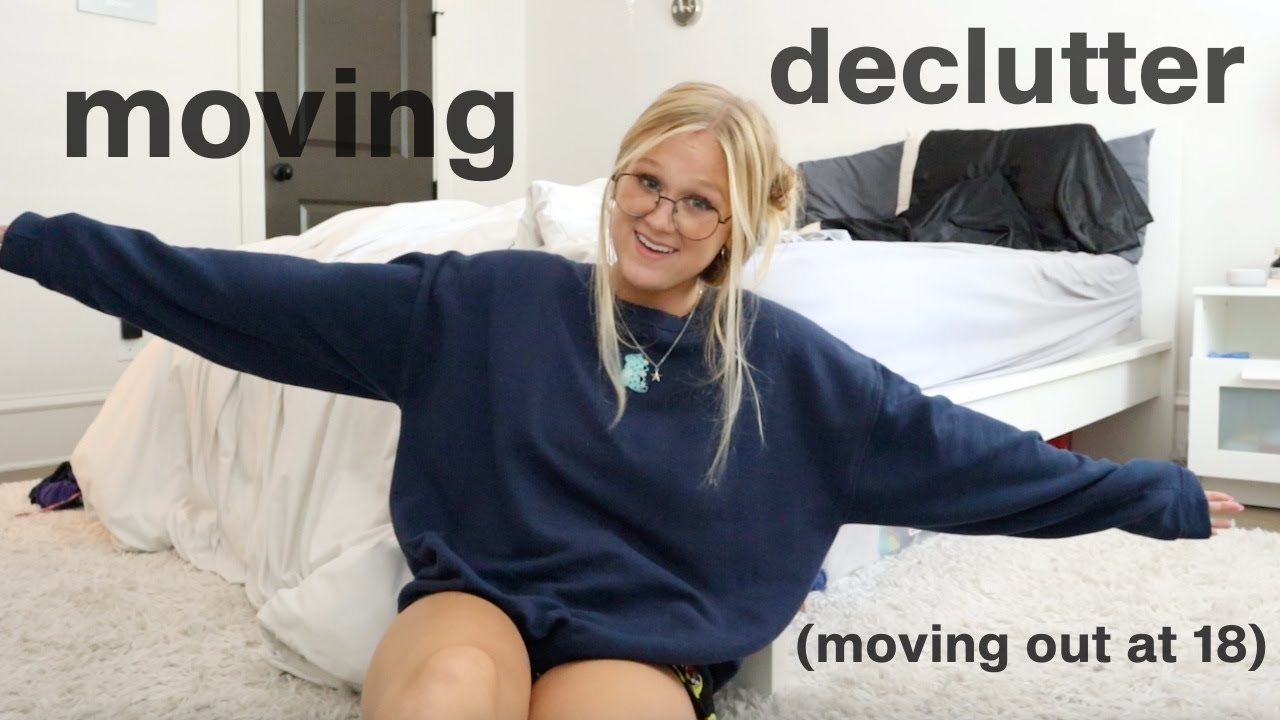 i'm moving out... declutter my room with me!