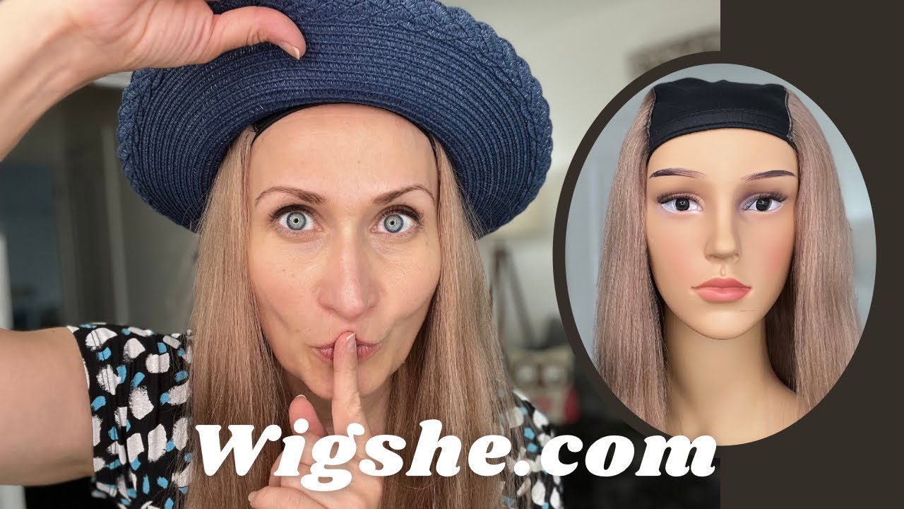 Hat Fall Wig by WIGSHE.COM #summerwig #humanhairwigs