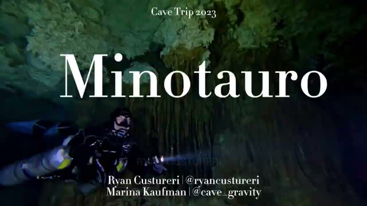 Cave Diving Cenote Minotauro Mexico in Sidemount