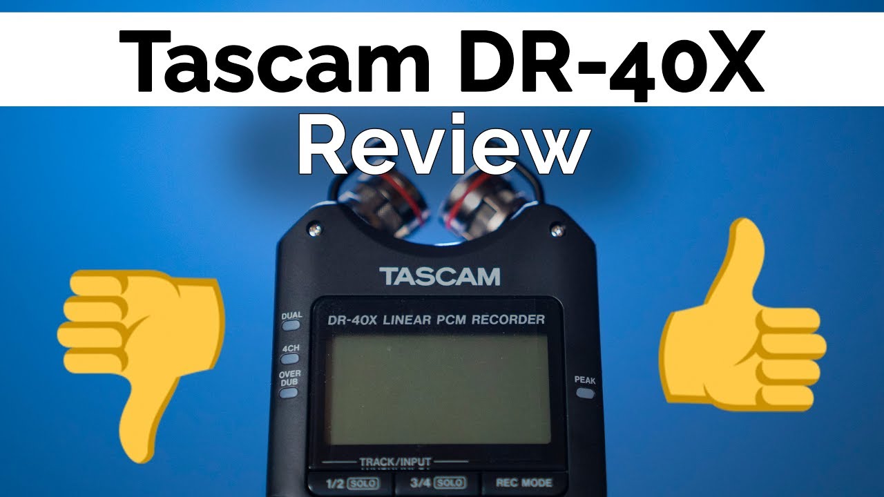 Tascam DR-40X Comparison Review