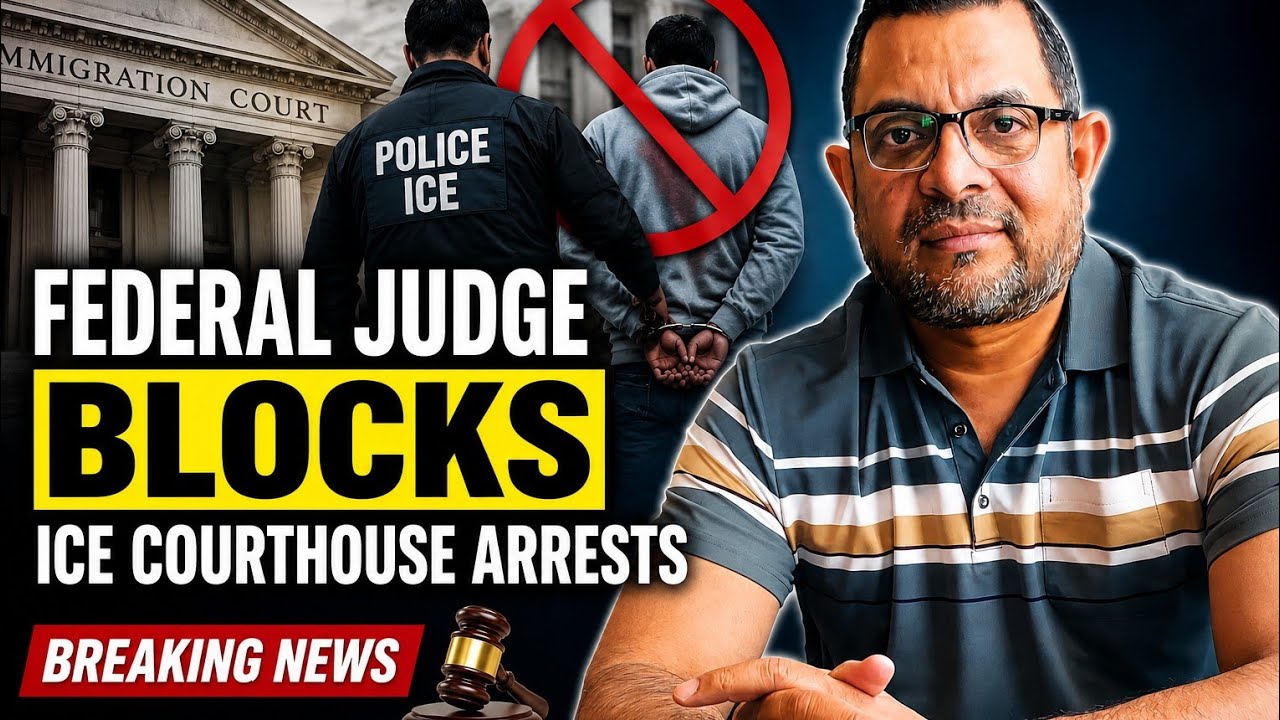Breaking News: Federal Judge Blocks ICE Courthouse Arrests | June 23,2026