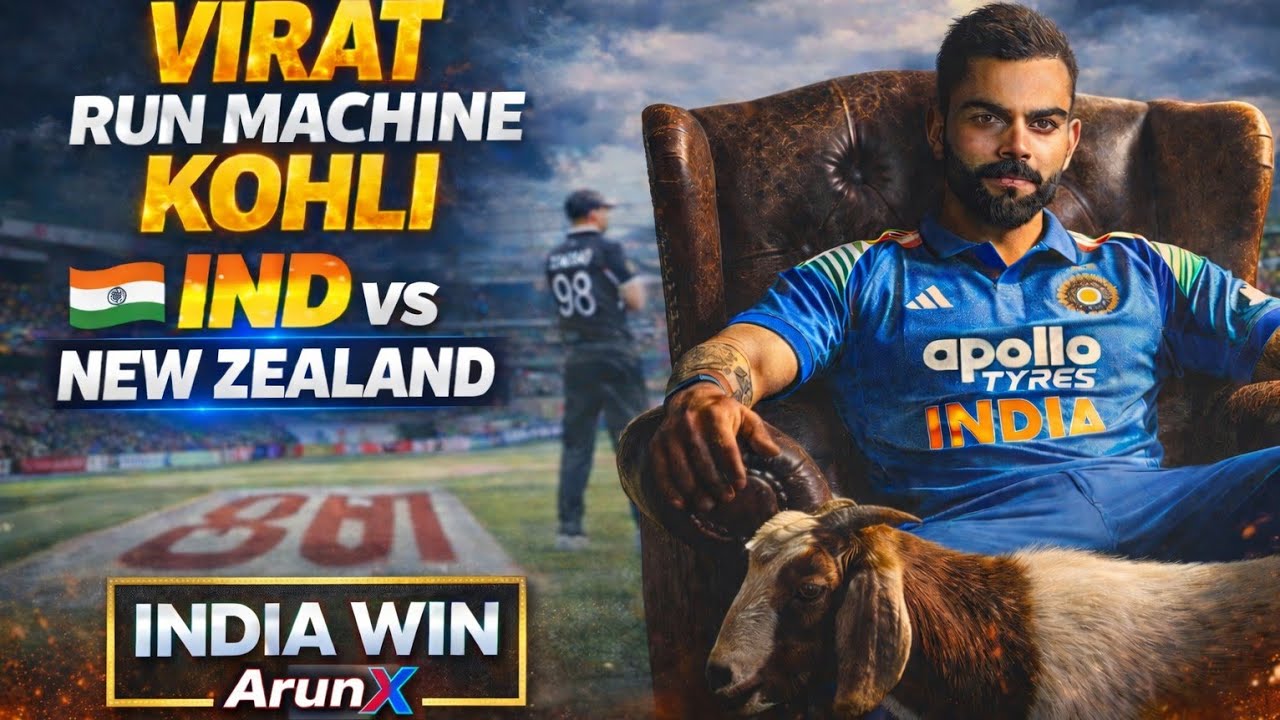 India Ne New Zealand Ko Hara Diya 🇮🇳 | Virat Kohli Ki 93 Runs Ki Zabardast Inning | ODI Match