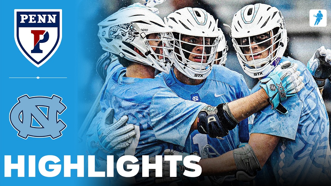 Penn vs North Carolina | NCAA College Lacrosse | Highlights - February 27, 2026