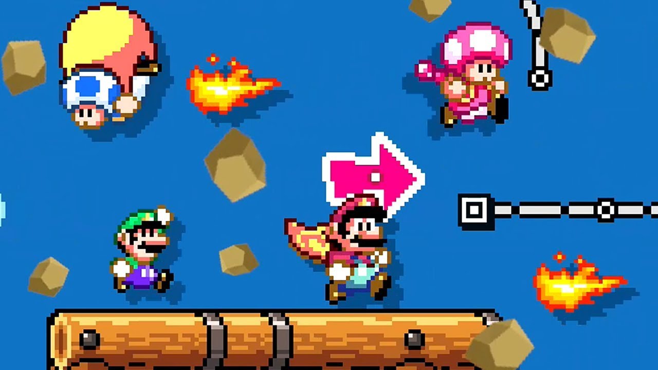 Super Mario Maker 2 - Online Multiplayer Co-op #77