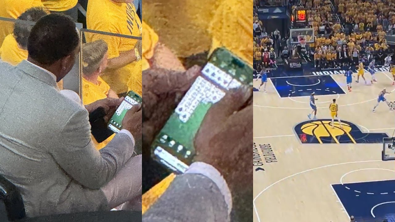 Stephen A Smith caught playing Solitaire during Game 4 of NBA Finals 😂