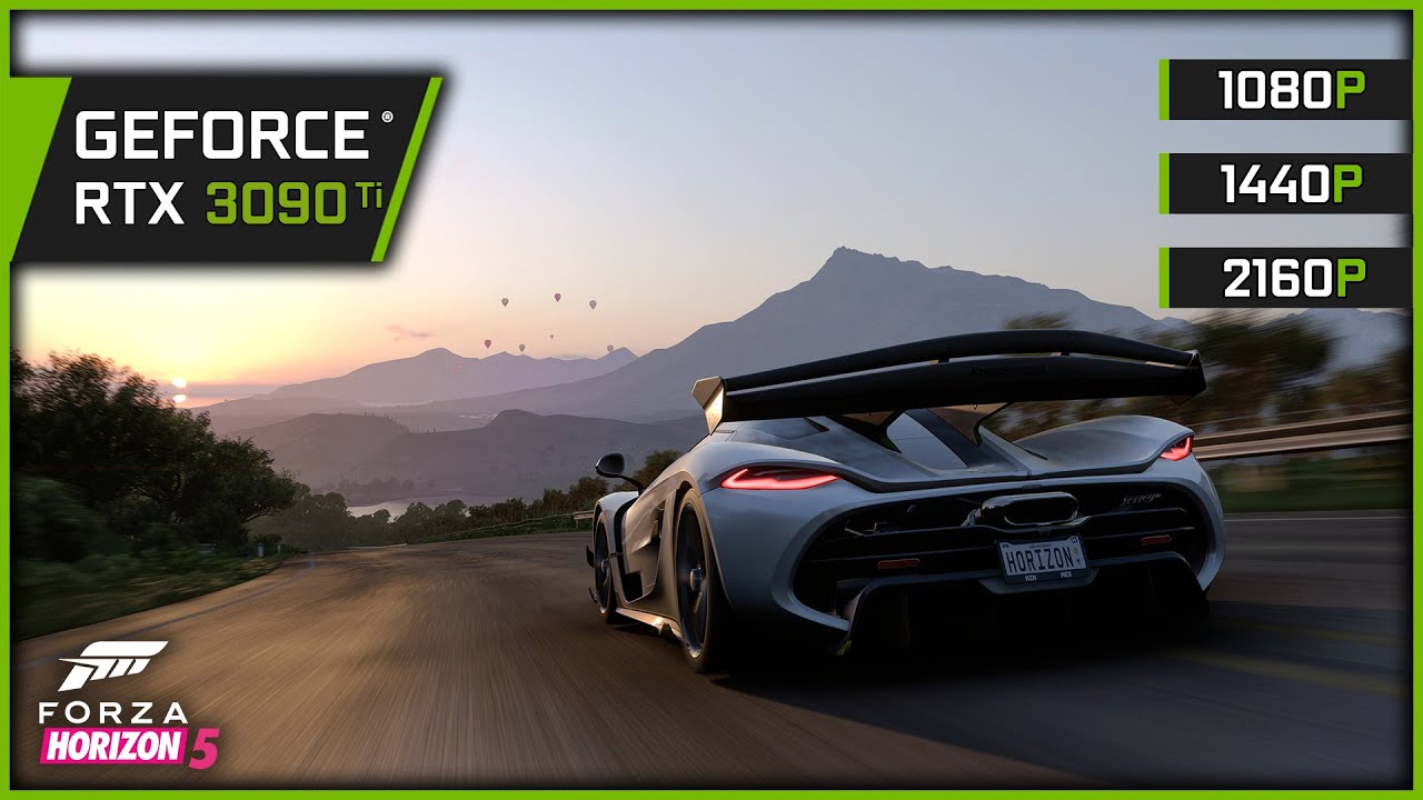 RTX 3090 Ti | Forza Horizon 5 - 1080p, 1440p, 4K