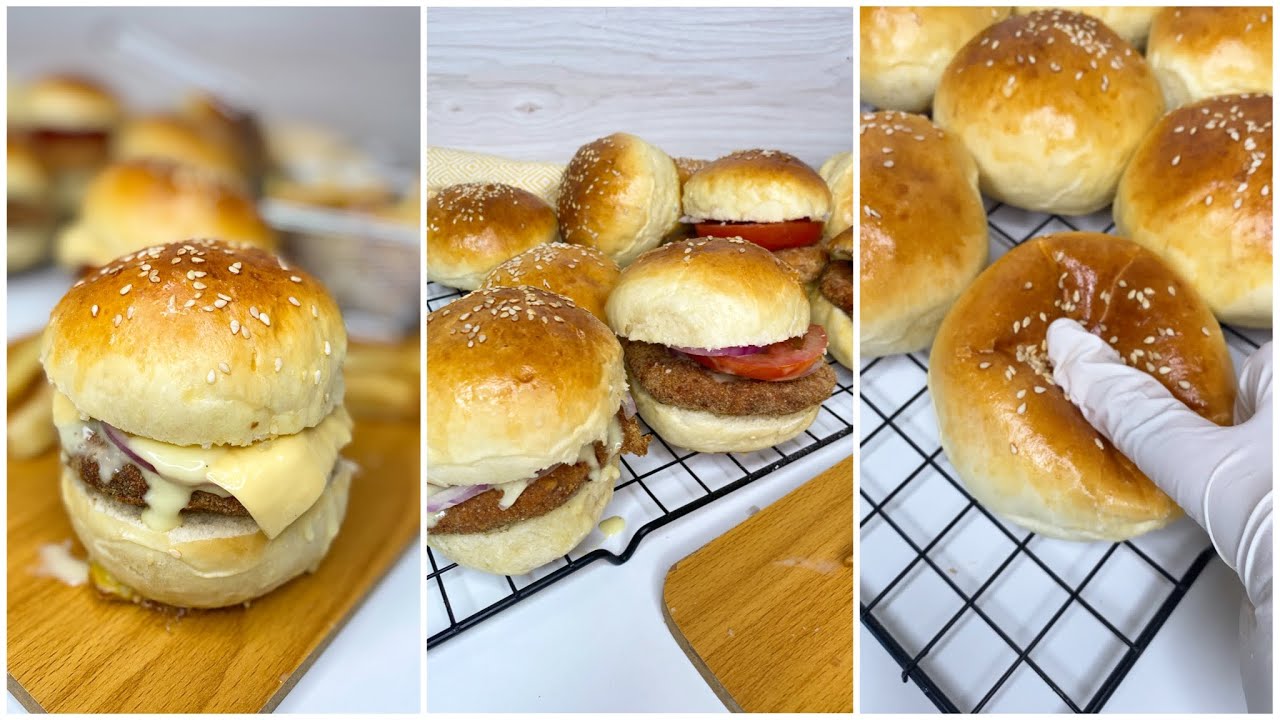 خبز برغر🍔قطني ناجح تحصل على 5ملاين مشاهدة في تيك توك+حشو اقتصادي كمية كبيرة هذا صيف ديرو بيه حالا🤪