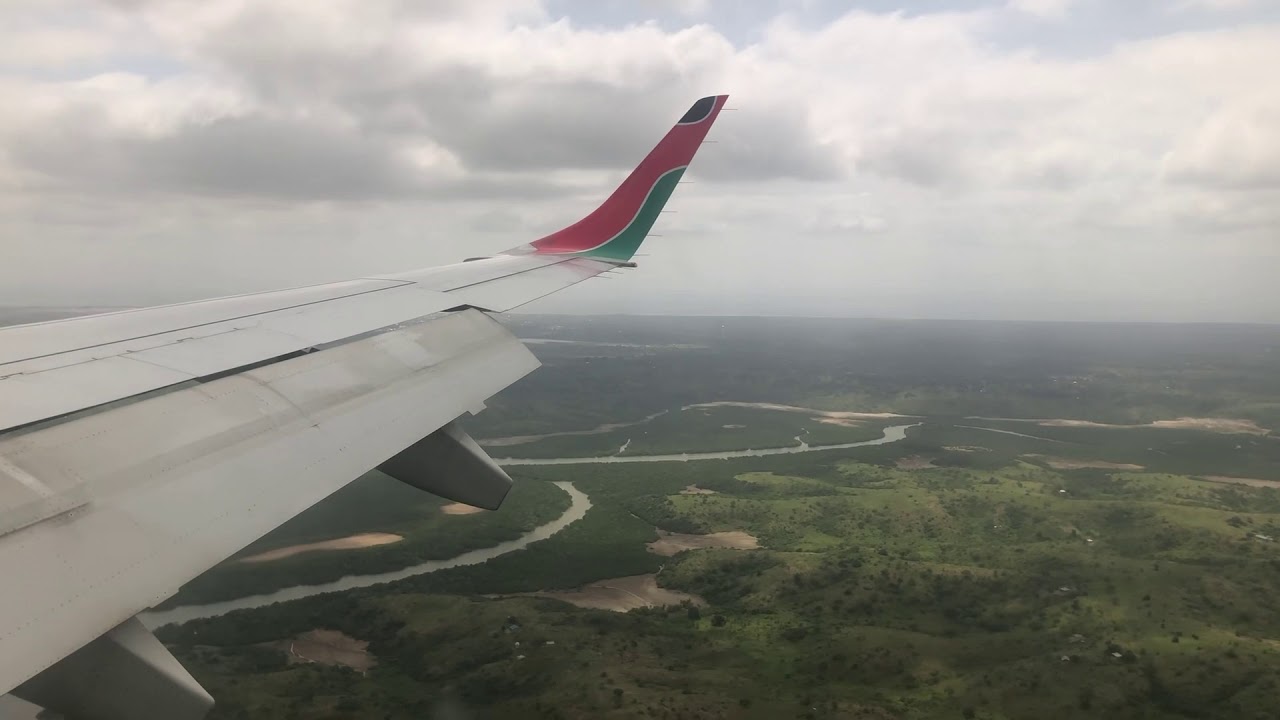 W. Kaiser: KQ604: Landing at Moi International Airport - Mombasa - Kenya