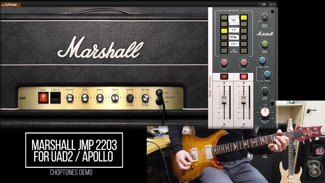 Marshall JMP 2203 for Universal Audio UAD-2/Apollo Platform | Playthrough Demo