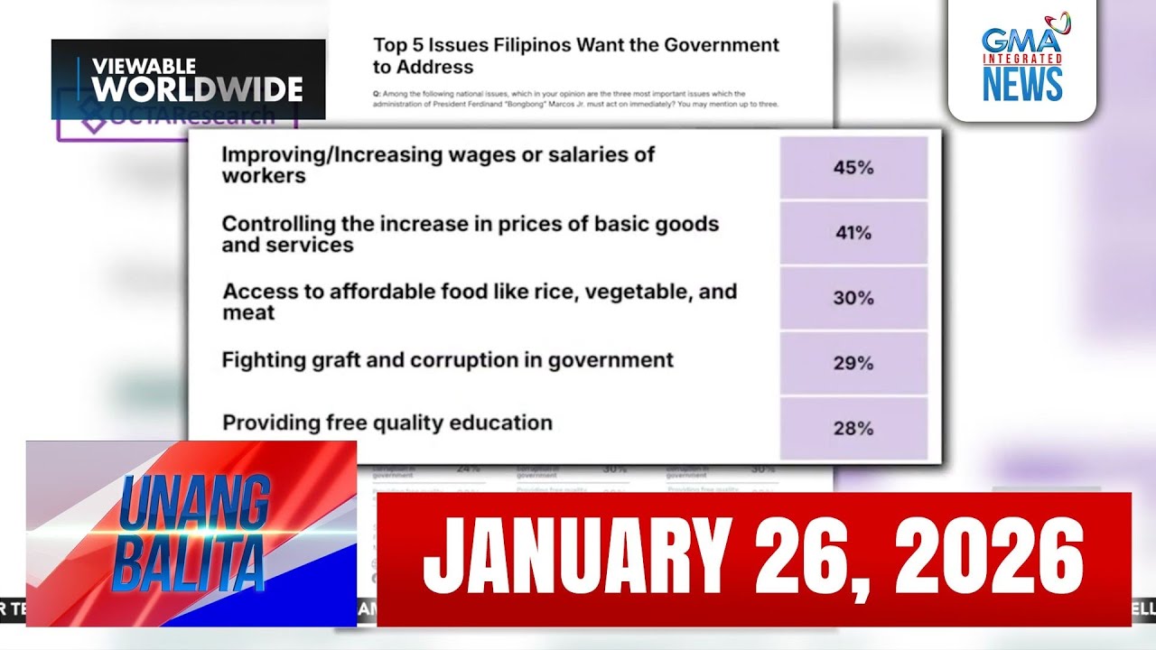 Unang Balita sa Unang Hirit: (Part 2) JANUARY 26, 2026 [HD]