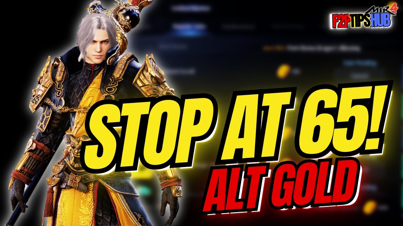 The REAL Reason to Level 65 in MIR4 | Conquest 10 Gold Farming Guide
