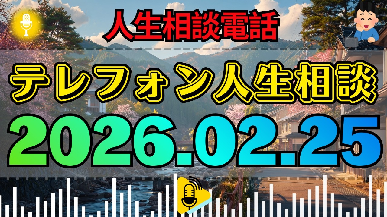 【テレフォン人生相談】2026年02月25日