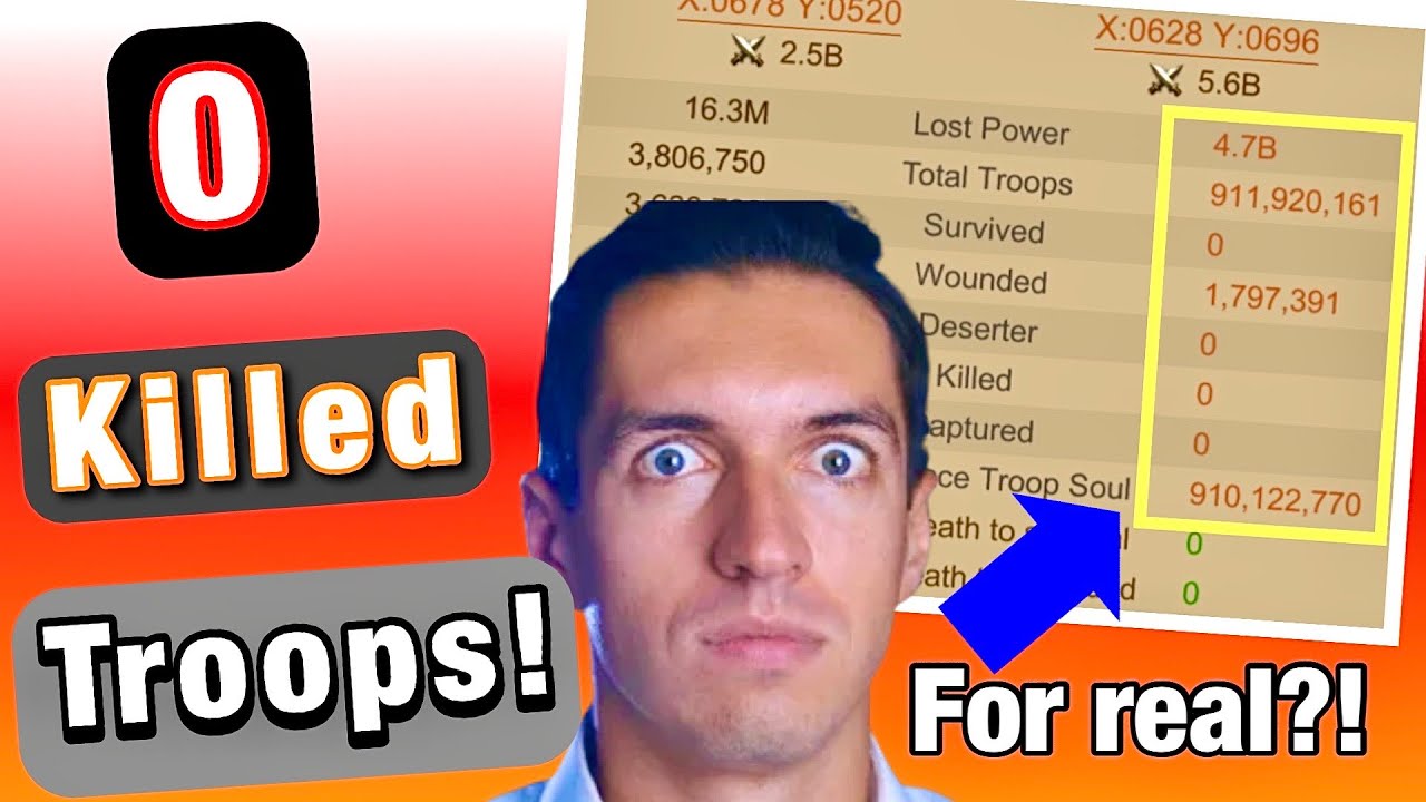 How to NOT LOSE TROOPS  in Open Server PvP!