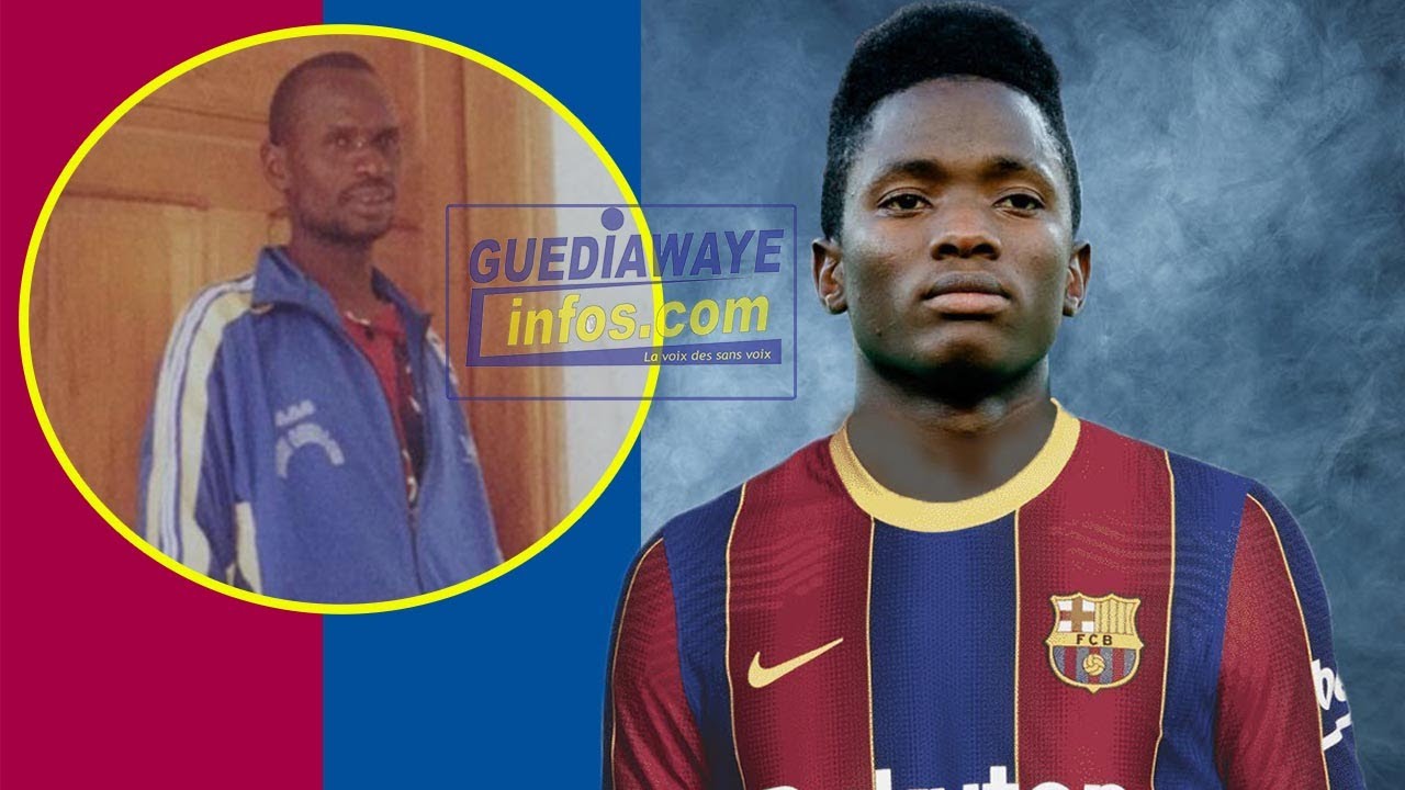 International Moussa Ndiaye de FC Barcelone rend hommage à son premier Coach Tidiane Aidara