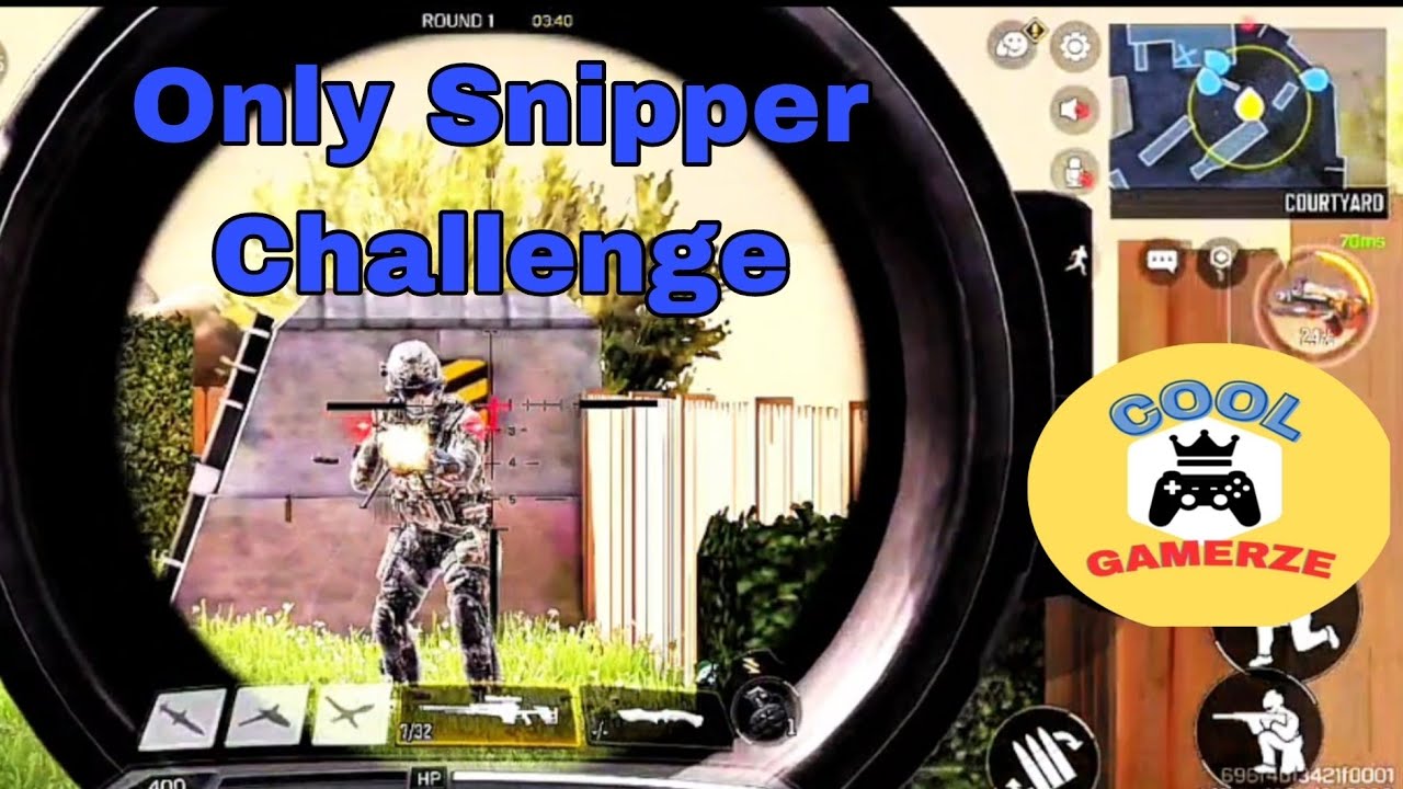 Gaming Day:56 Only Snipper Challenge in Call Of duty Only One Kill Victory#Cool Gamerz.94 