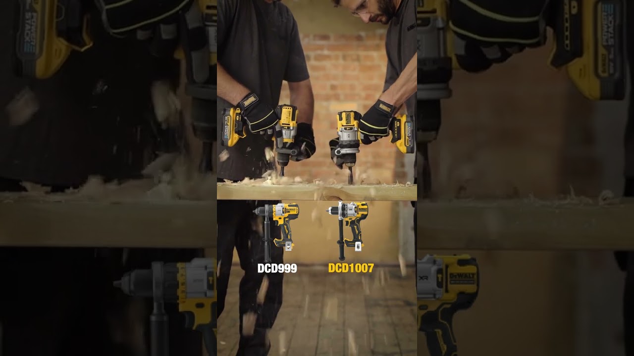 DCD999 VS DCD1007 - LINK NA DESCRI&Ccedil;&Atilde;O  #constru&ccedil;&atilde;o #dewalt #ferramentas
