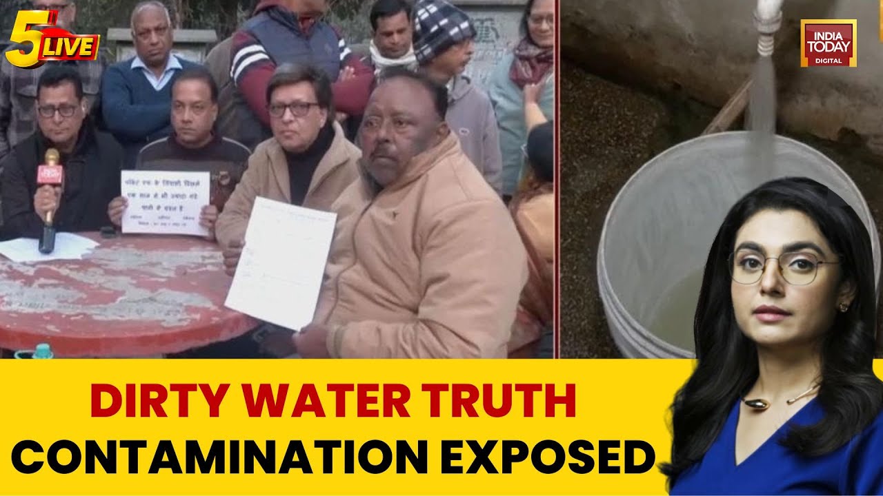 Delhi Water Crisis Exposed: 92 Samples Contaminated, Residents Slam Jal Board Denials | India Today