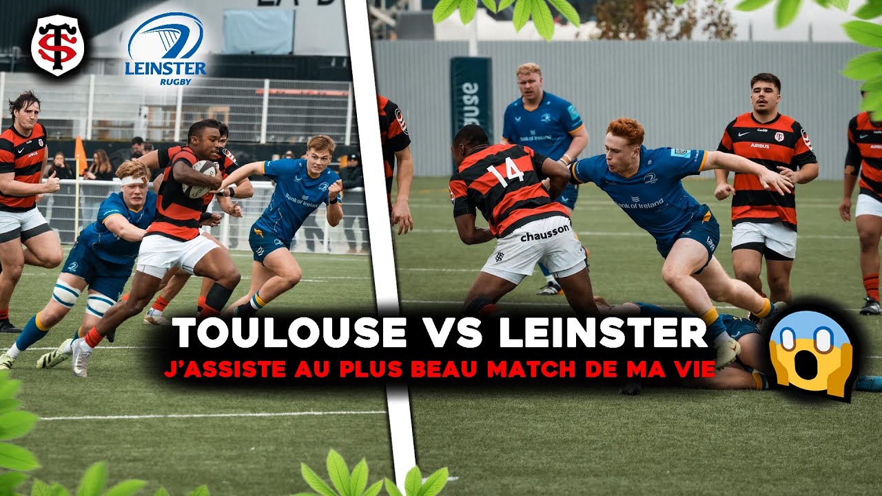 J’ASSISTE AU PLUS BEAU MATCH DE MA VIE !! 😱( ST - Leinster )