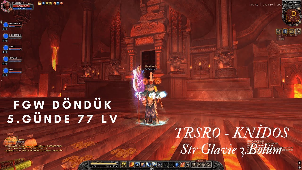 TRSRO KNİDOS STR GLAVİE 3.BÖLÜM #isro #silkroadonline #trsro #gamegami