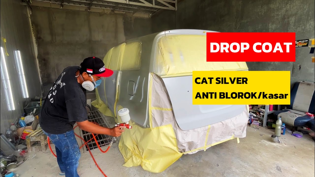 BASE COAT TERIK WARNA SILVER SUPAYA TIDAK KASAR MOTLING/blorok #automobile #bayuairbrush #diy 