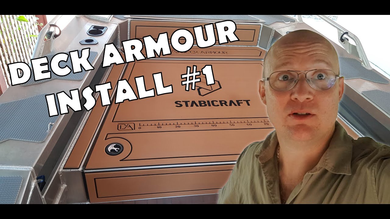 Deck Armor floor renovation to Stabicraft 2050 Frontier plate deck.