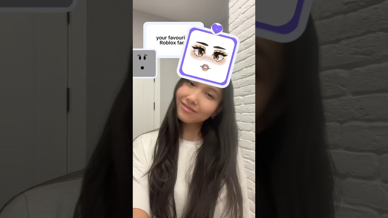 What your favourite Roblox face is?🤔🥰 #roblox #robloxshorts