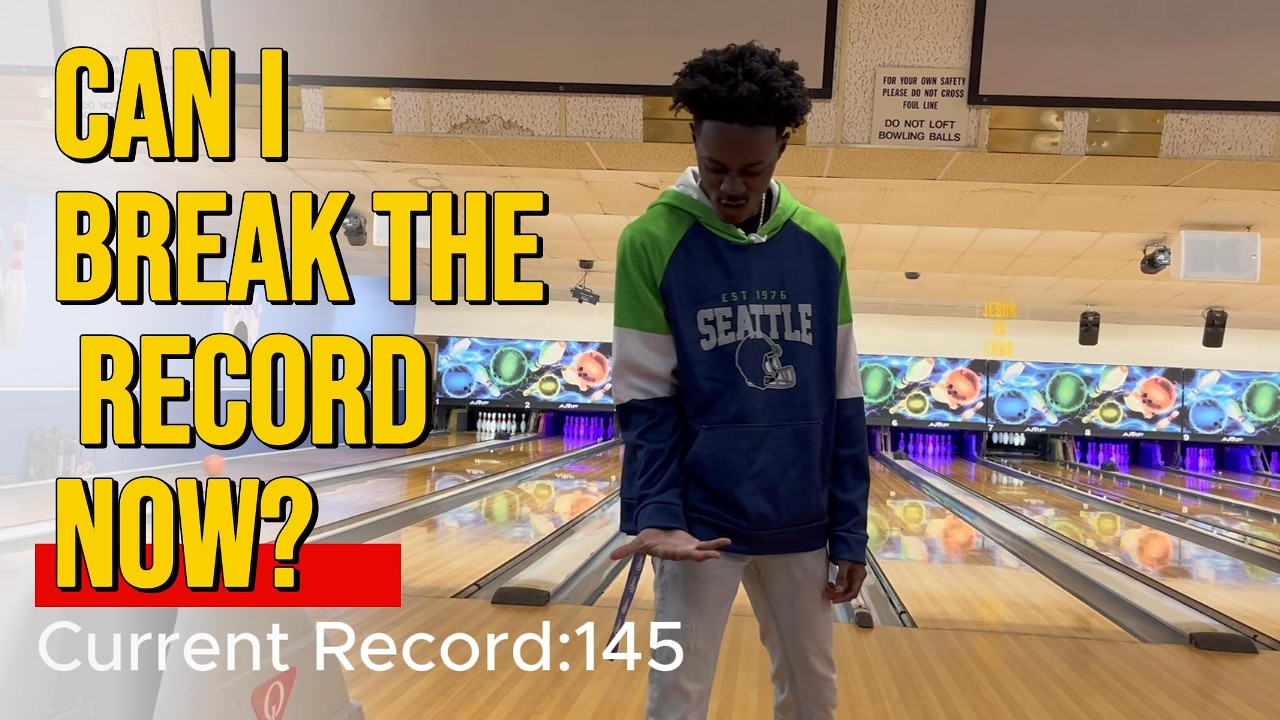 Trying To Bowl A New PR With My New Ball!!