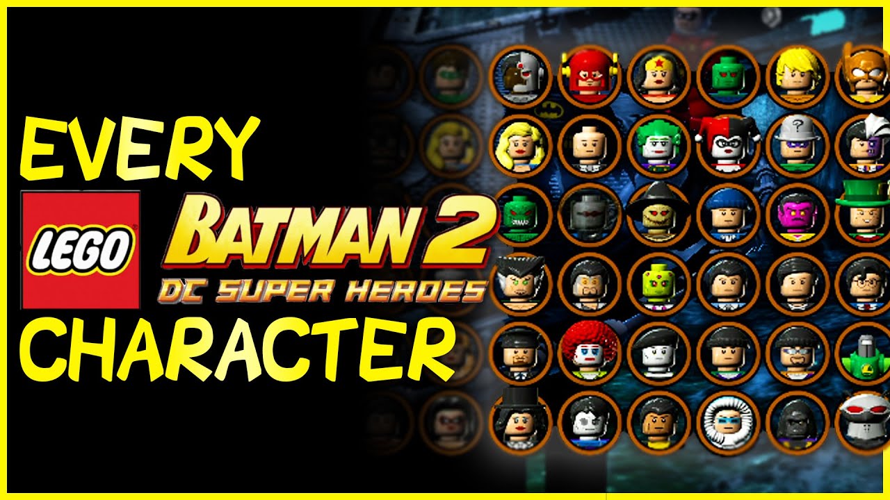 КАЖДЫЙ ПЕРСОНАЖ в LEGO Batman 2: DC Super Heroes (2012)
