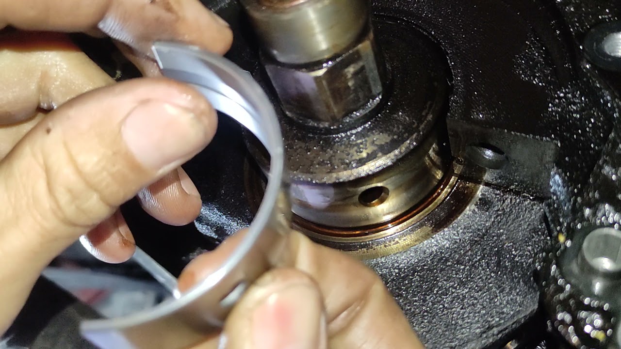 troca preventivas das  bronzinas de mancais , resolvido , sem desmontar motor