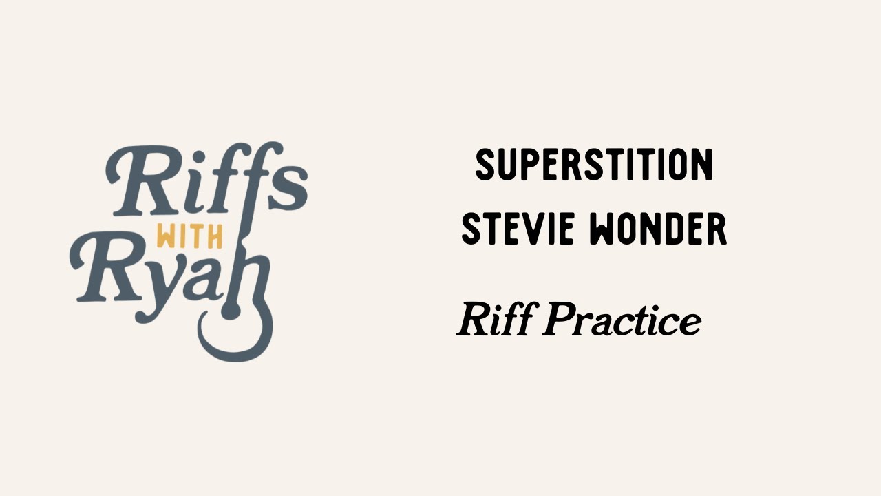 Superstition Riff Practice