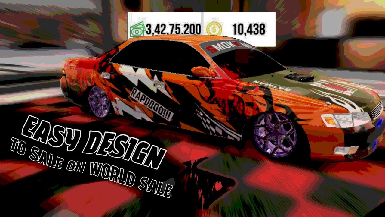 CPM| EASY DESIGN FOR WORLD SALE | MAKE 800 COIN FOR FREE CAR BY USING THIS SIMPLE DESIGN | TUTORIAL