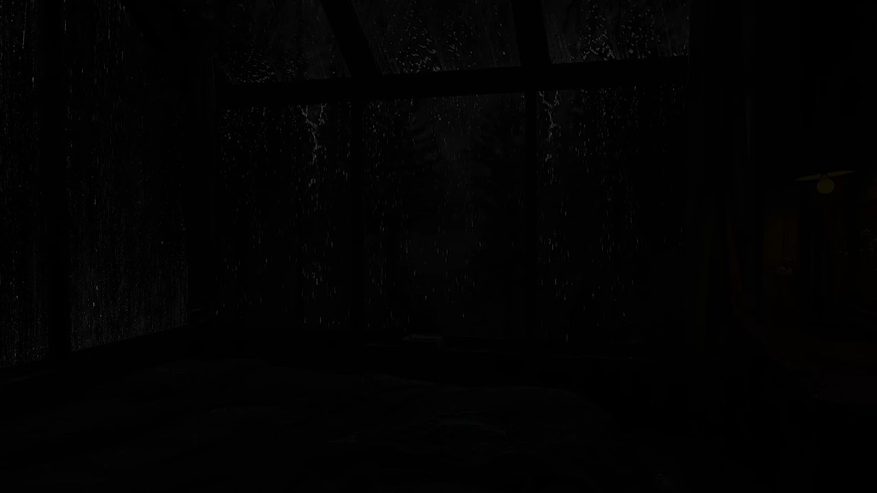 Say Goodbye to Fatigue and Fall Asleep Faster with Heavy Rain Sounds at Night