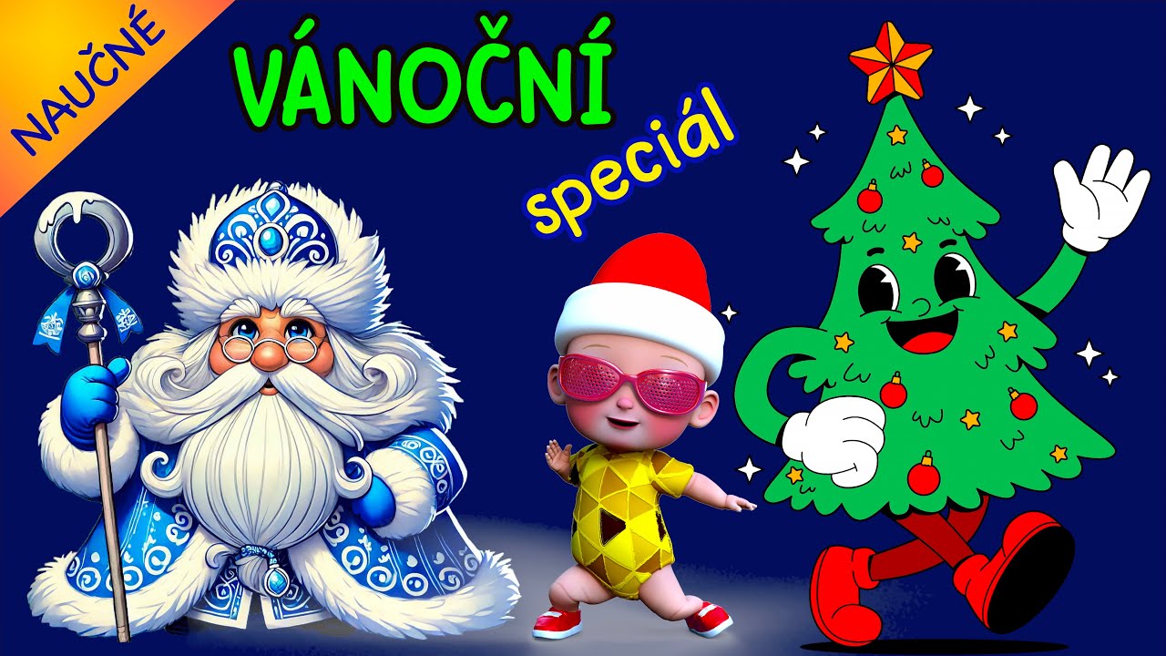 🎄 Pohádka Kouzlo Vánoc: Tradice, Ježíšek a Štědrý den pro děti 🎅✨ Koleda Rolničky, Naučné video