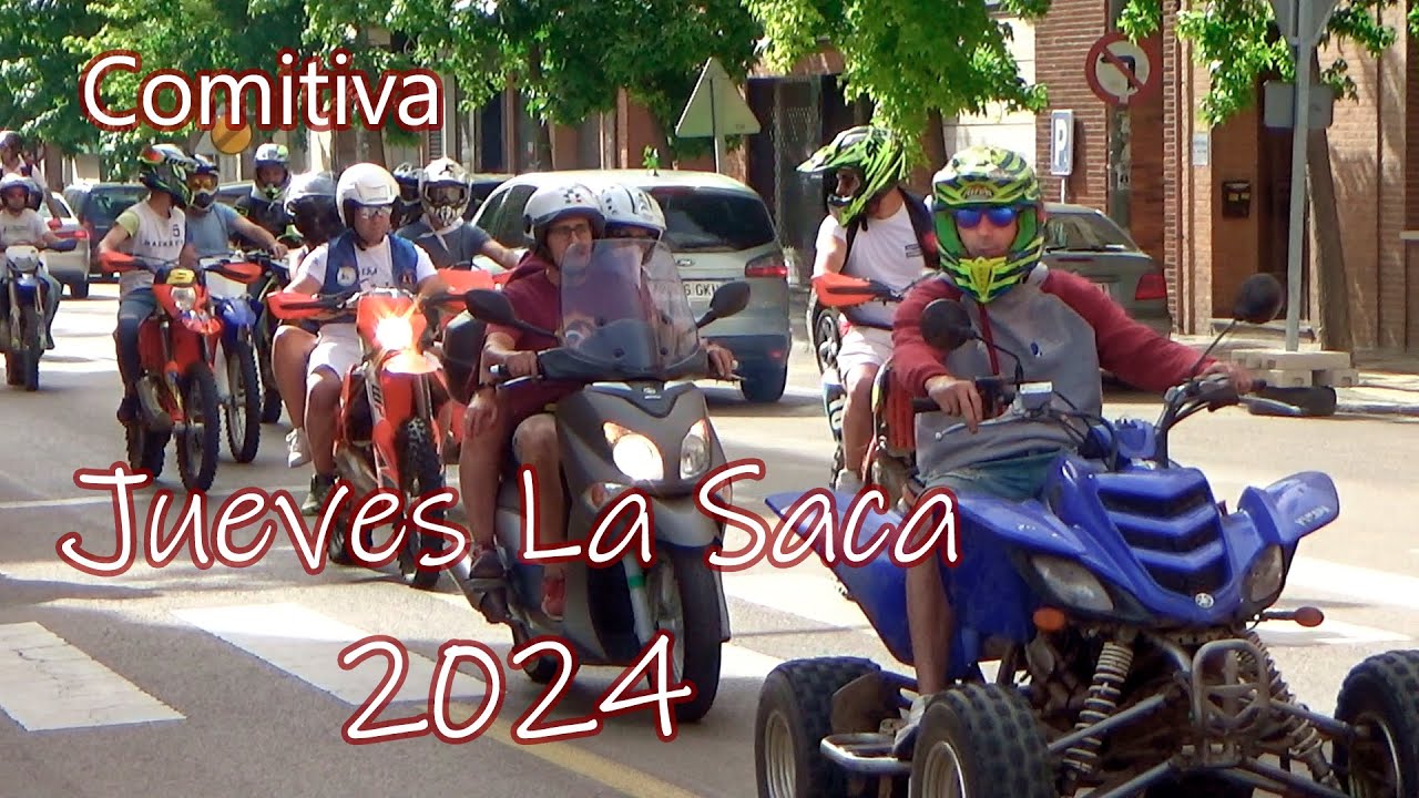 Fiestas de San Juan 24. Salida de la  comitiva Jueves  Saca 2024, Soria