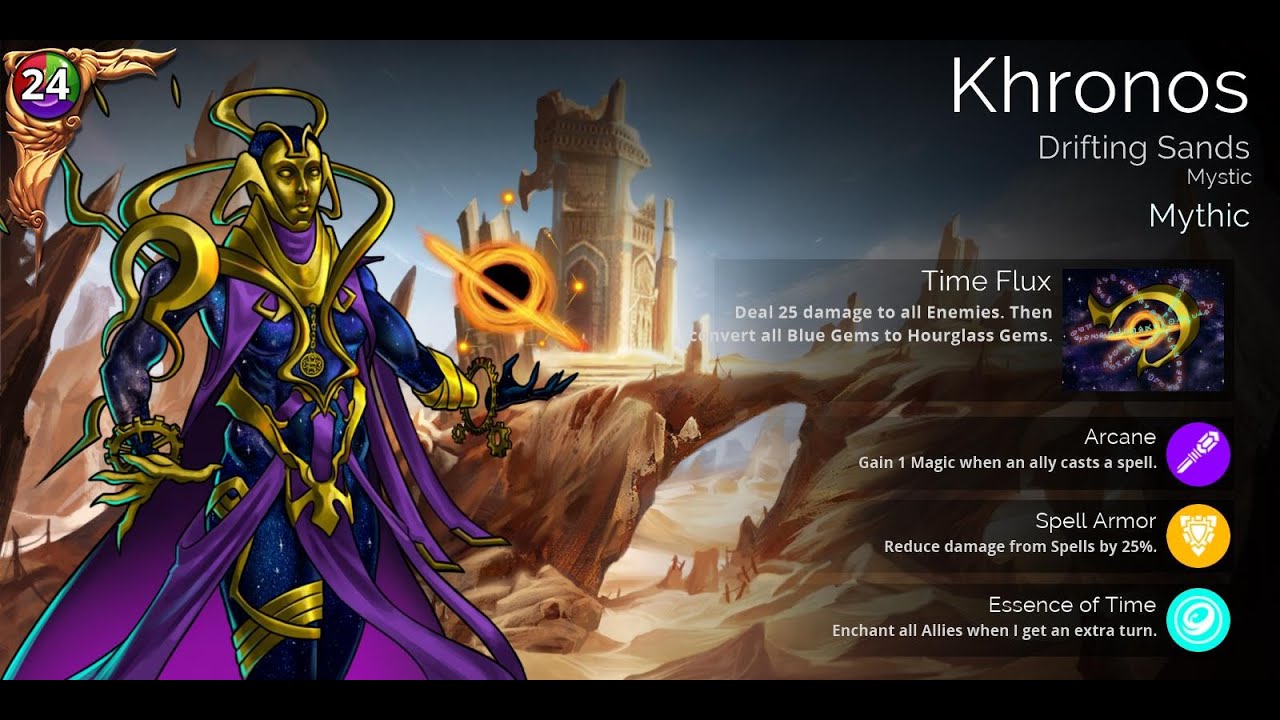 Gems of War: Campaign16 Mythic - Khronos 3Teams