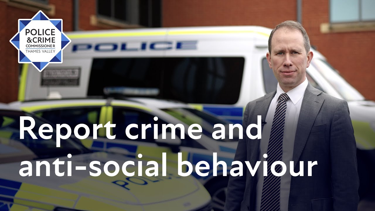 Report crime and anti-social behaviour