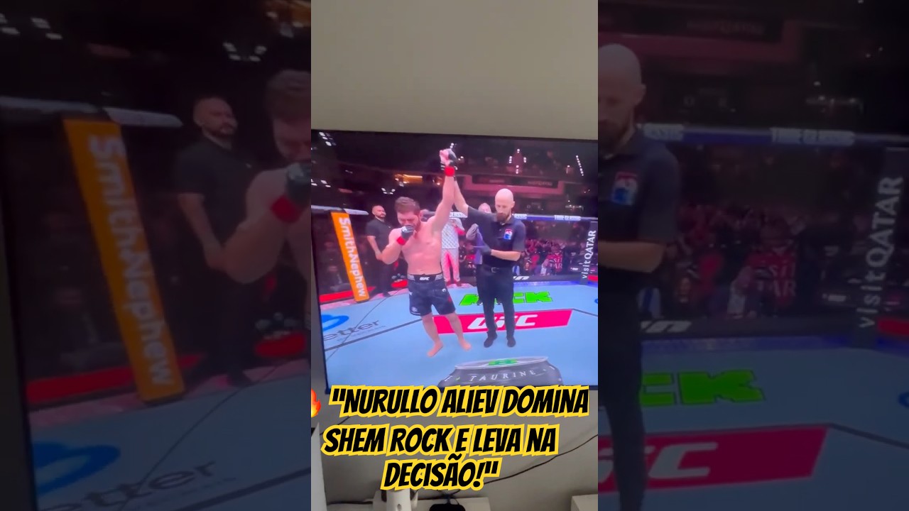 UFC FIGHT NIGHT 🔥Ao vivo ( live ) 🔥 “Nurullo Aliev domina Shem Rock e leva na decisão!”