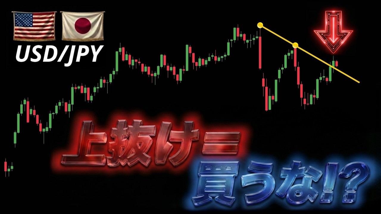 【抜けたけど買うな】ドル円の上抜けは罠｜抜け方を見ろ！