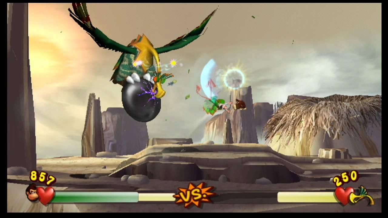 Donkey Kong Jungle Beat Boss 2 - Scruff Roc