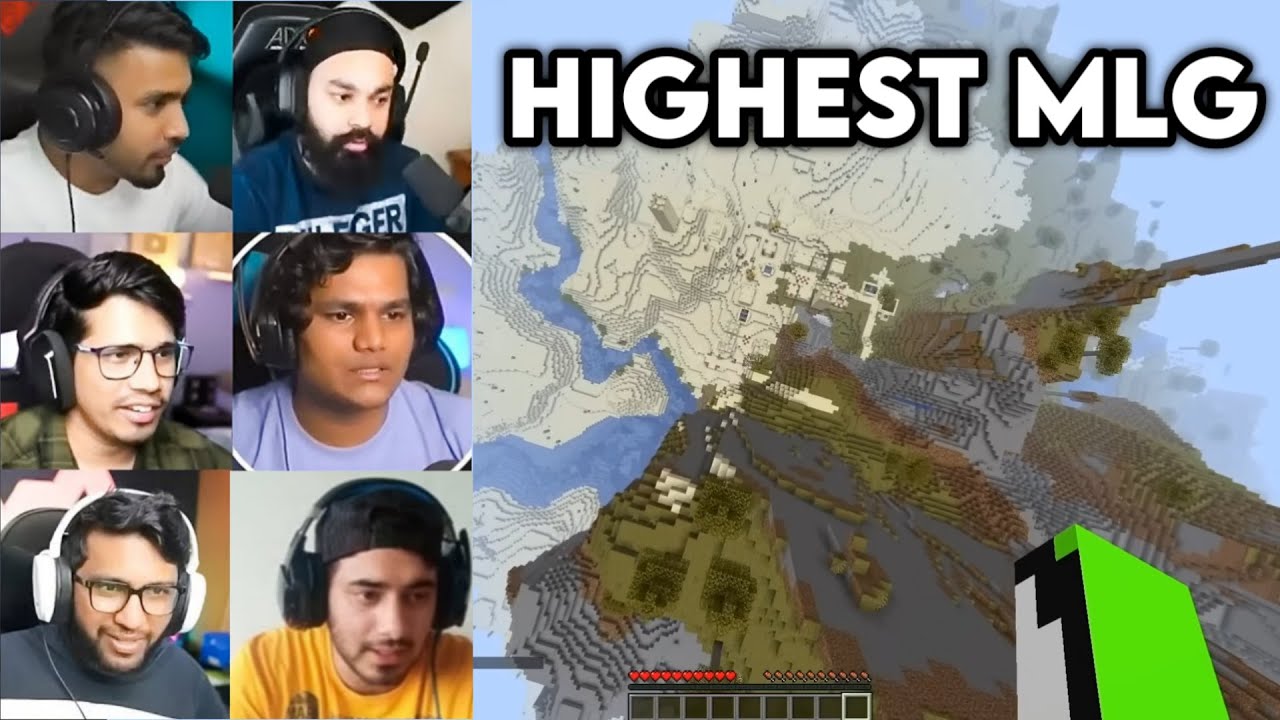 Indian gamers Highest MLG in Minecraft