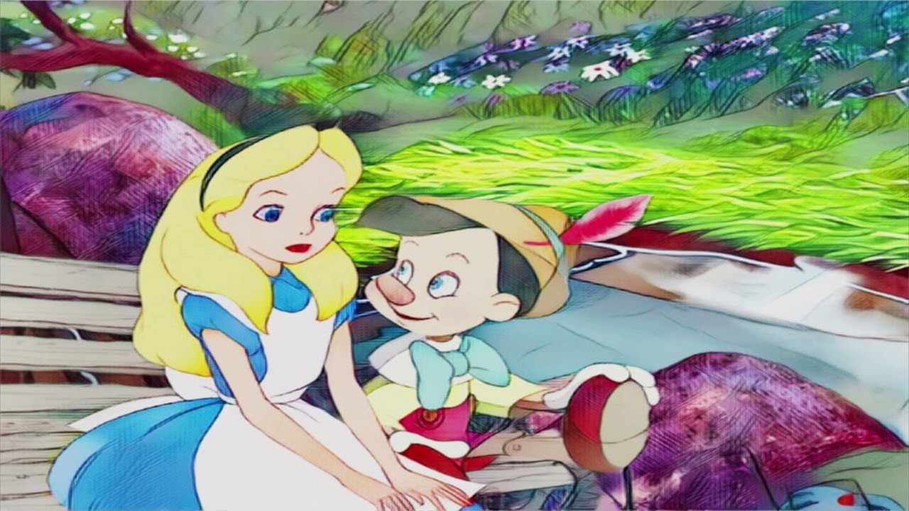 The Wonderful World of Disney (Characters) fan-made “When Pinocchio meets Alice” part 1