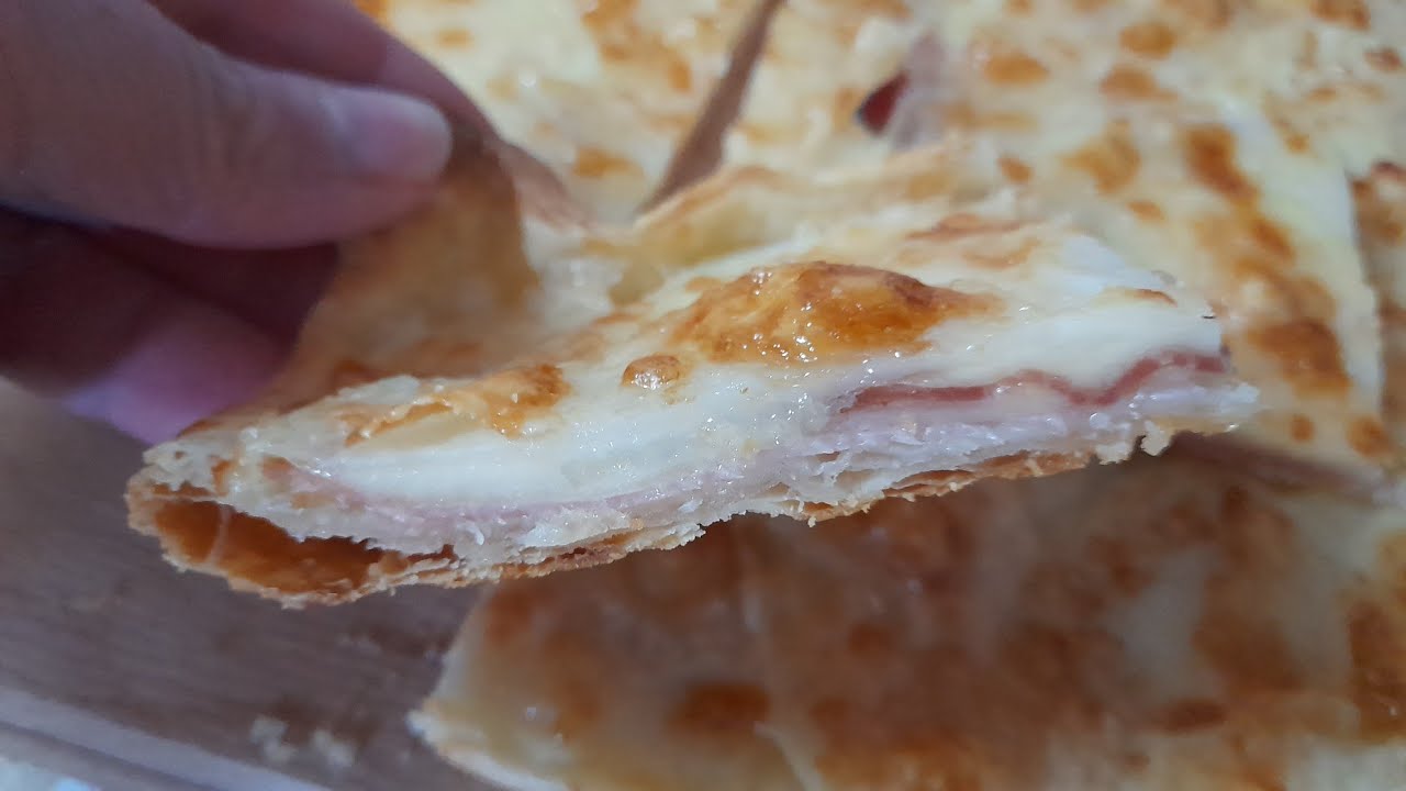 Torta salata speck e formaggio #tortasalatapastasfoglia#tortasalata