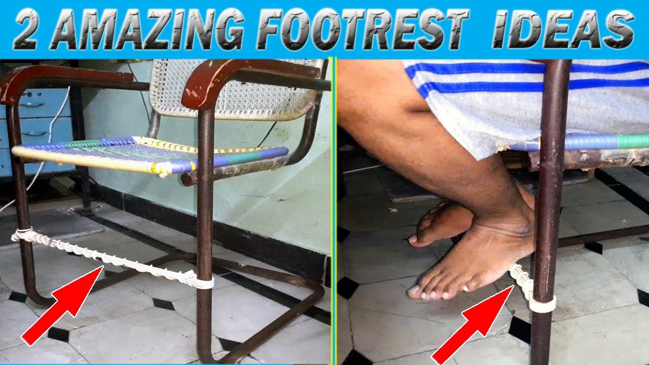 2 Amazing Foot rest Ideas For Computer Table | Foot rest Ideas under Desk