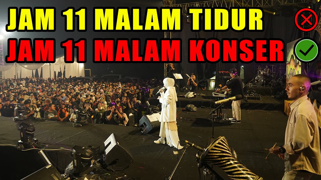 KONSER KEMALEMAN BUBAR⁉️ PECAHH‼️ - Sabyan Manggung di acara Langkah Sedekah, Gunung Sindur, Bogor