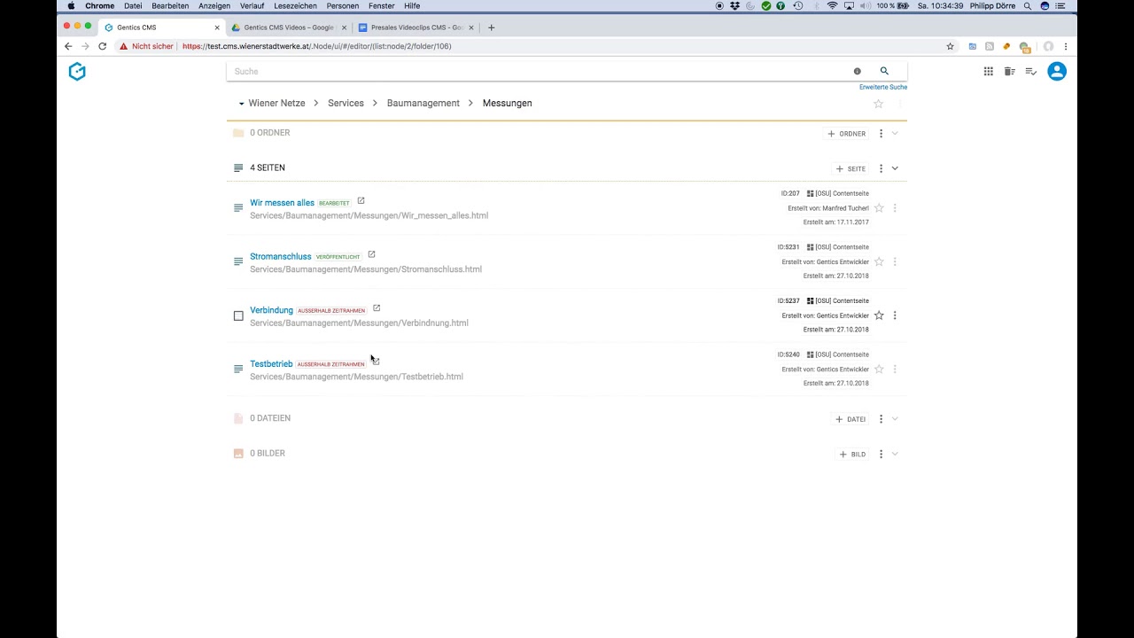 Gentics -  Zeitmanagement